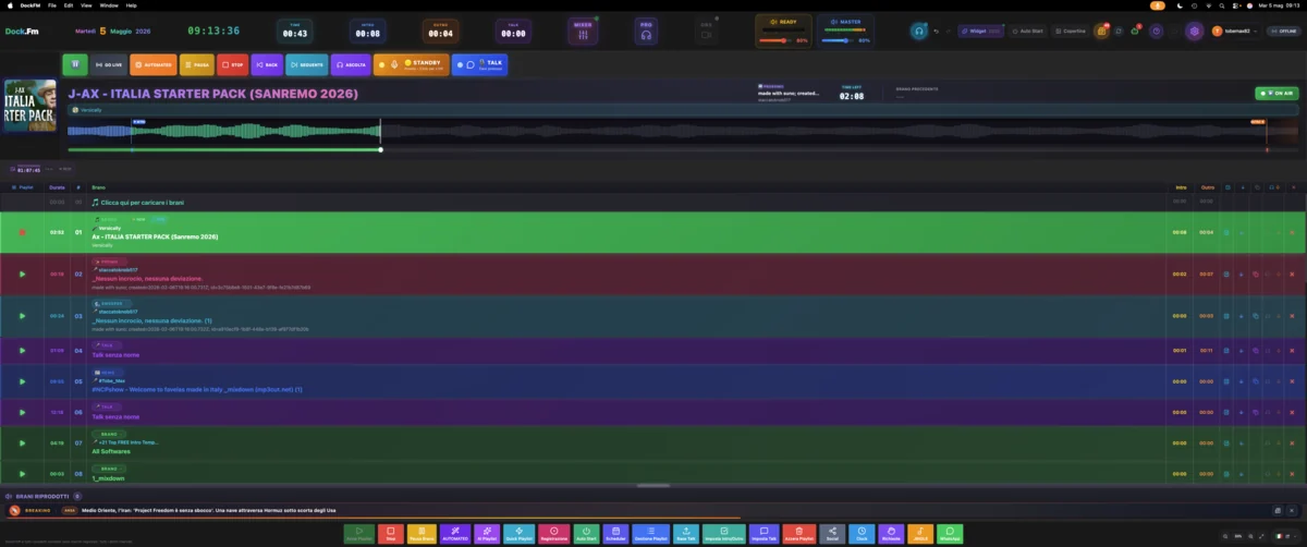 DockFM App Screenshot